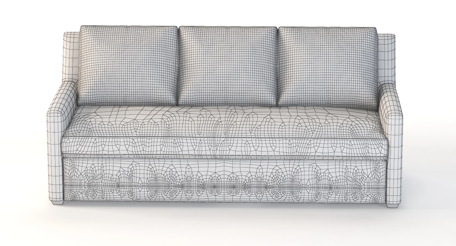 Crate and Barrel Sofa Collection 01 3D Model_06